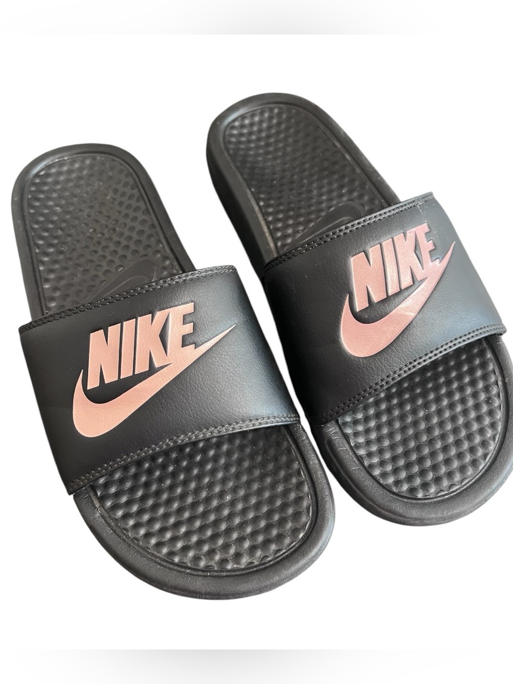 Nike Victori Slide Sandals | Women’s Size 8 | Black/Pink